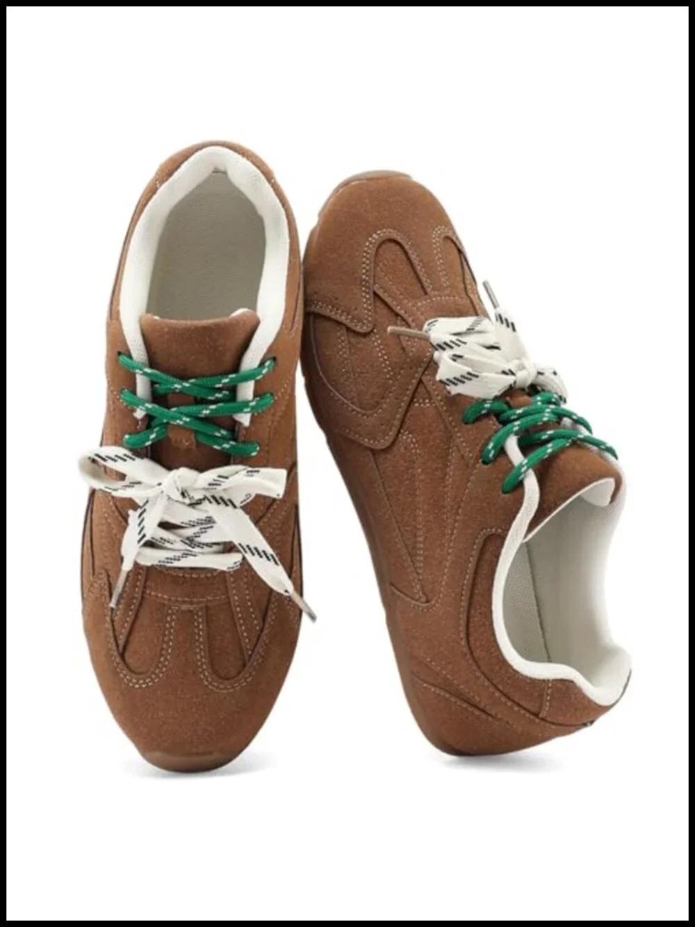 Retro Lace Up Fashion Sneakers Lightweight Non Slip Walking Shoes Barefoot